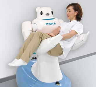 RIBA robot helps patients move about